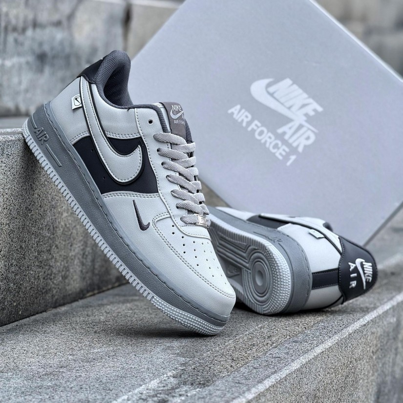 NIKE AİRFORCE PREMIUM GRİ SİYAH