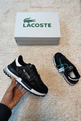 Lacoste Elite Siyah Beyaz 